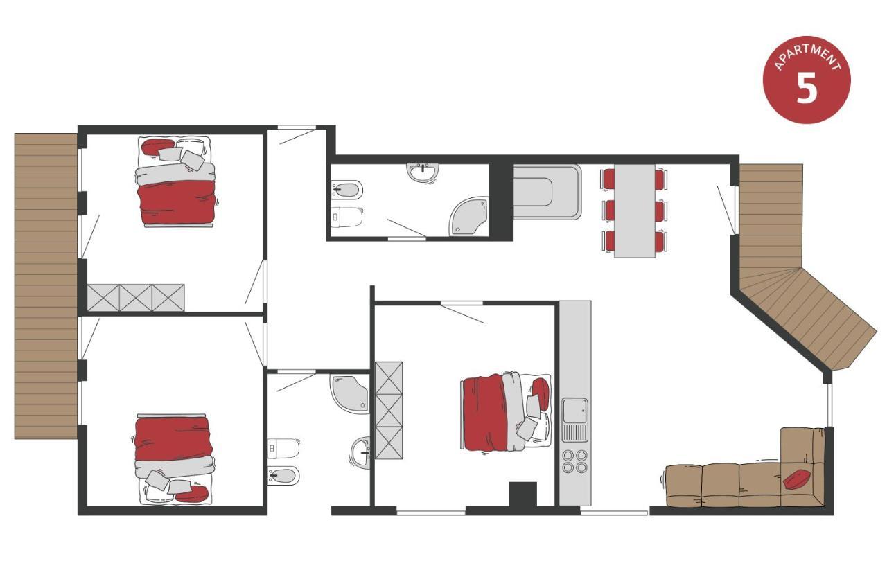 Peil HighEnd-Basic apartments Innichen Zimmer foto
